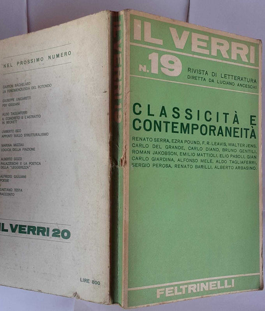 Il Verri 15 - copertina