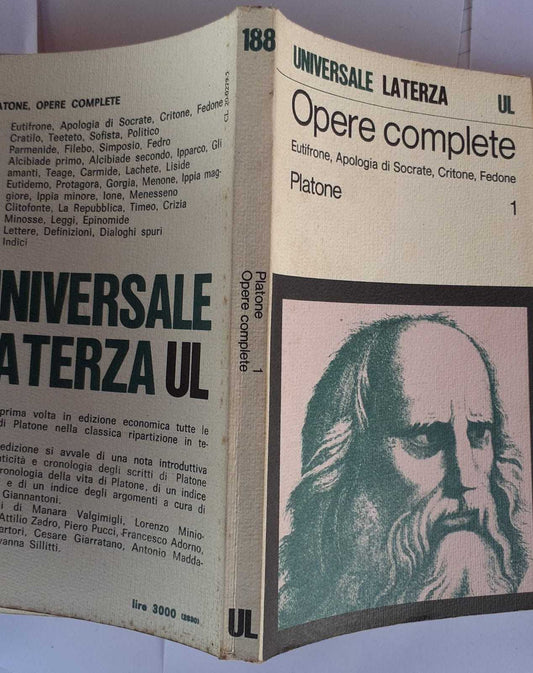 Opere complete 1 - copertina