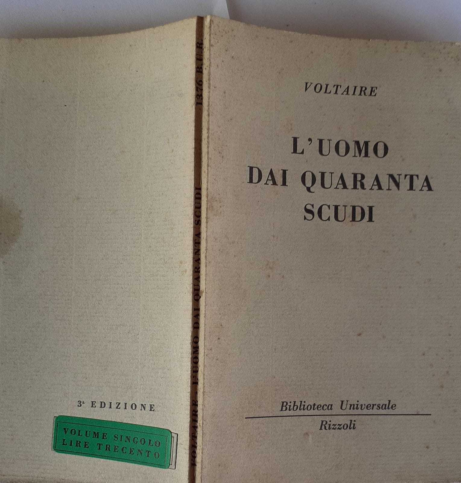 L'uomo dai quaranta scudi - copertina