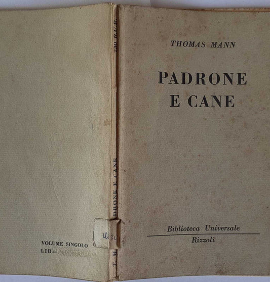 Padrone e cane - copertina