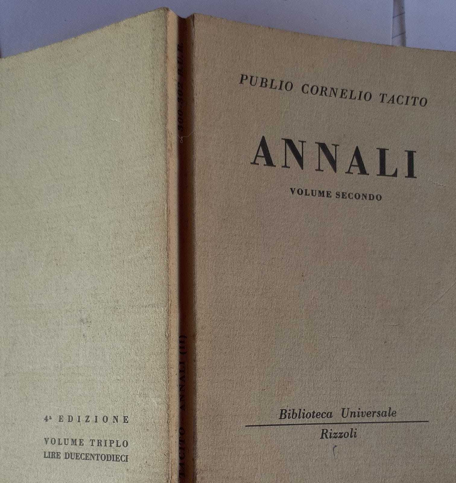 Annali vol II - copertina