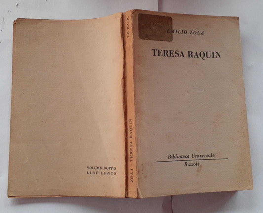 Teresa Raquin - copertina