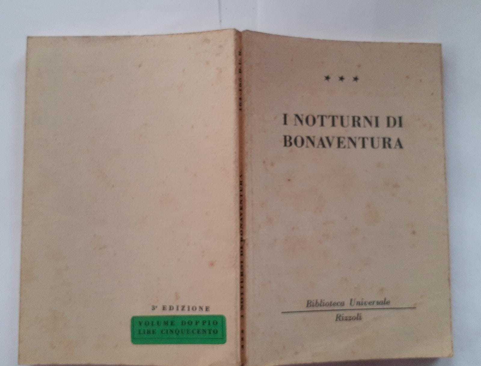 I notturni di Bonaventura - copertina