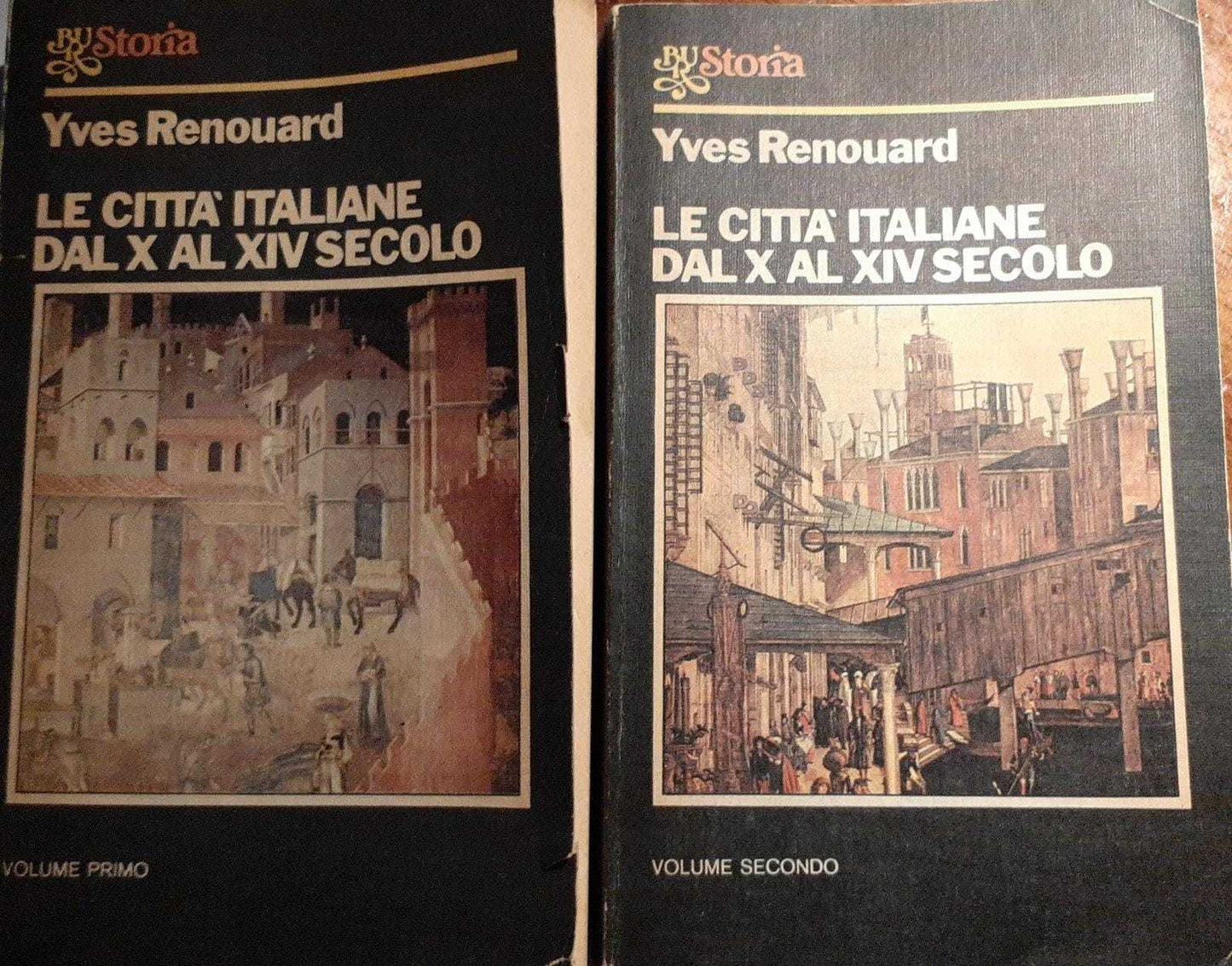 Le citta' italiane dal X al XIV secolo. Volume I II - copertina