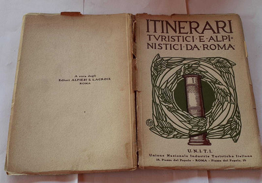 Itinerari turistici e alpi nistici da Roma - copertina