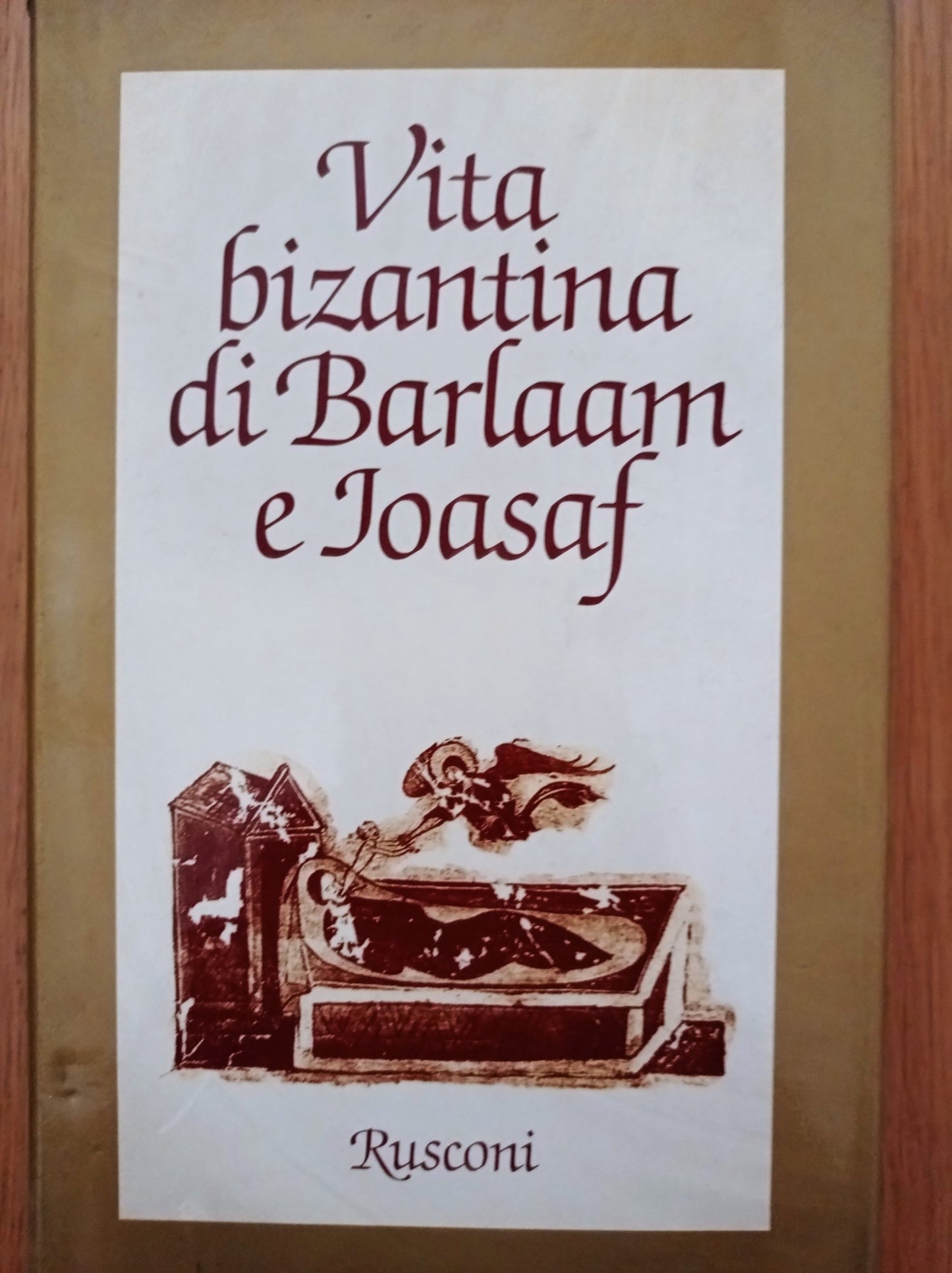 Vita bizantina di Barlaam e Joasaf - copertina