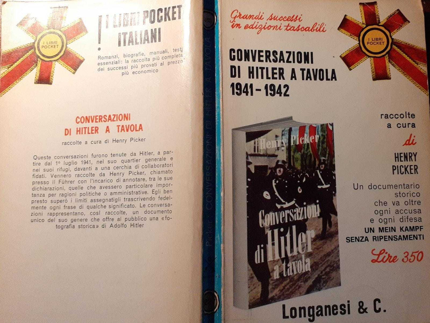 Conversazioni di Hitler a tavola (1941-1942) - copertina