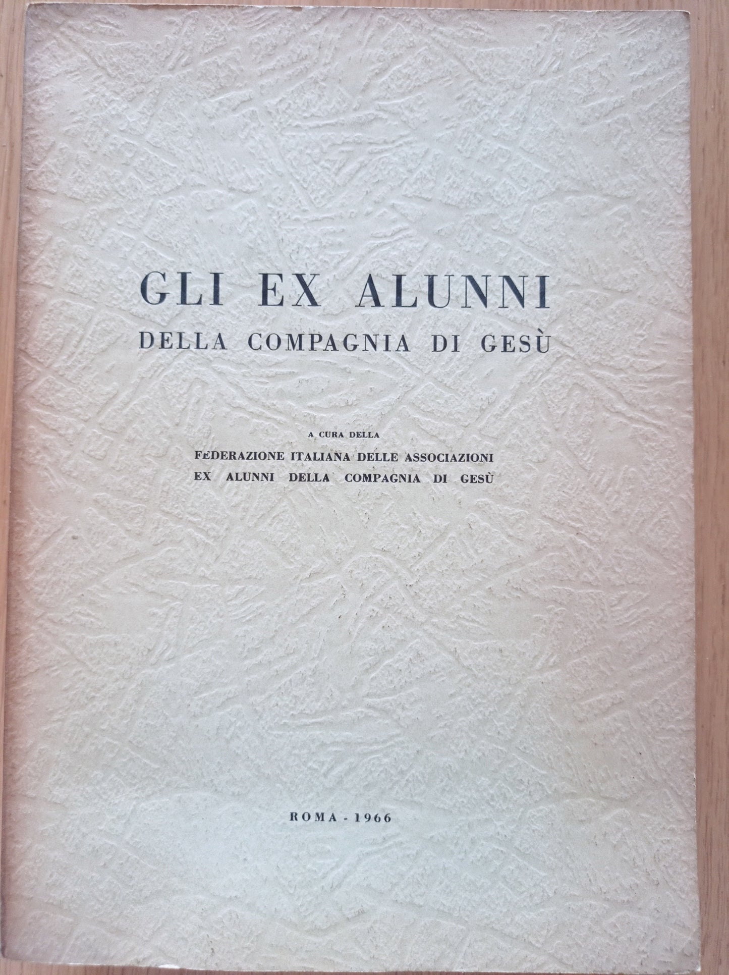 Gli ex alunni della compagnia di Gesù - copertina