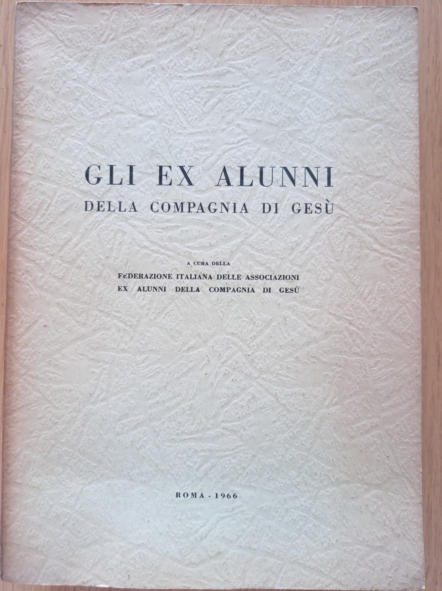 Gli ex alunni della compagnia di Gesù - copertina