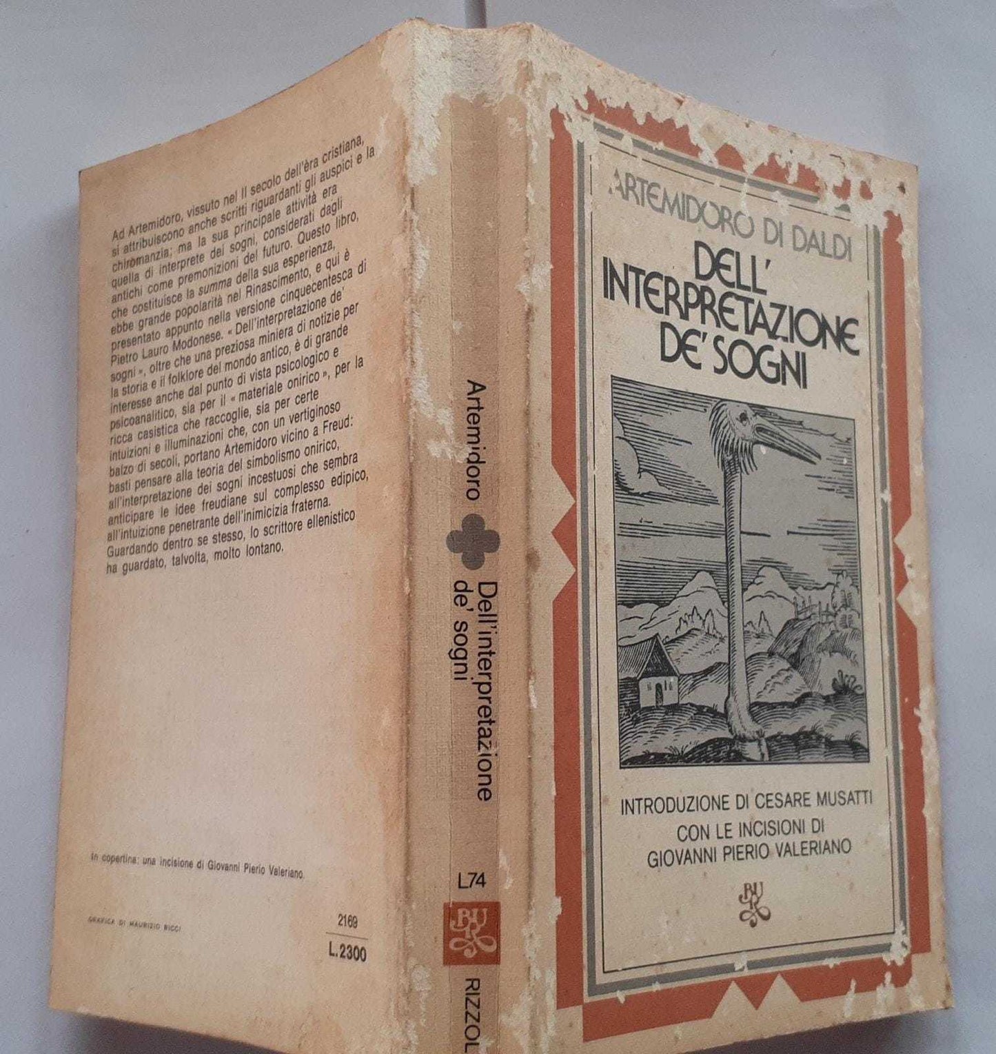 Dell'interpretazione de'sogni - copertina