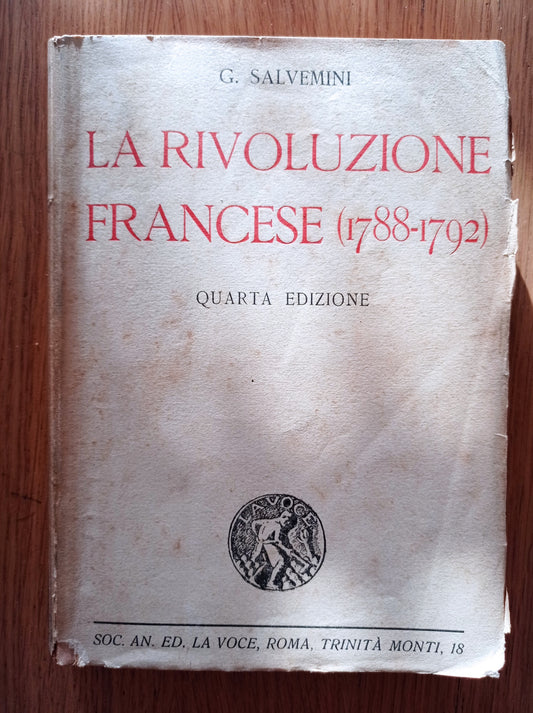La rivoluzione francese (1788 - 1792) - copertina