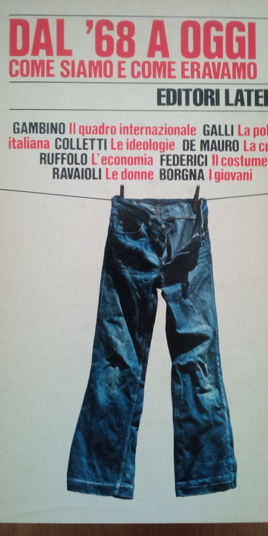 Dal '68 a oggi come siamo e come eravamo - copertina