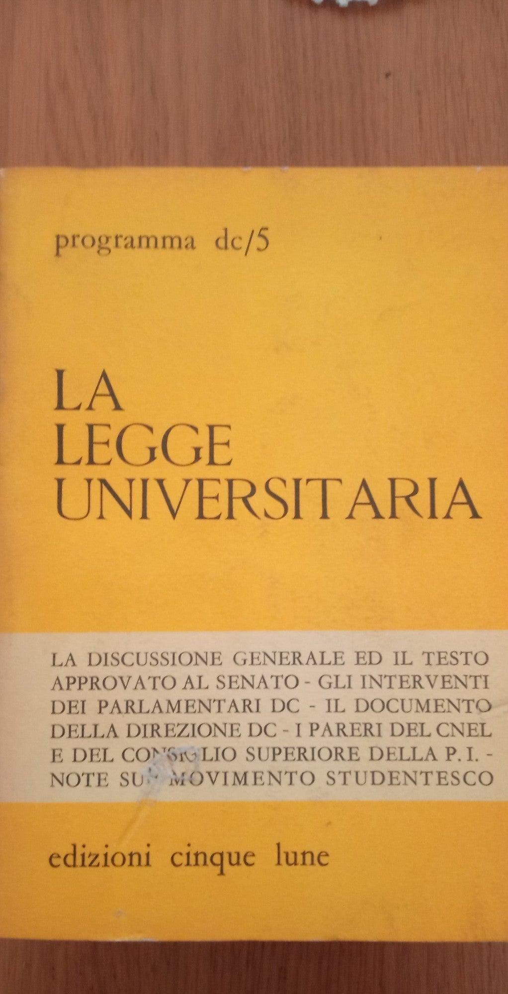 La legge universitaria - copertina