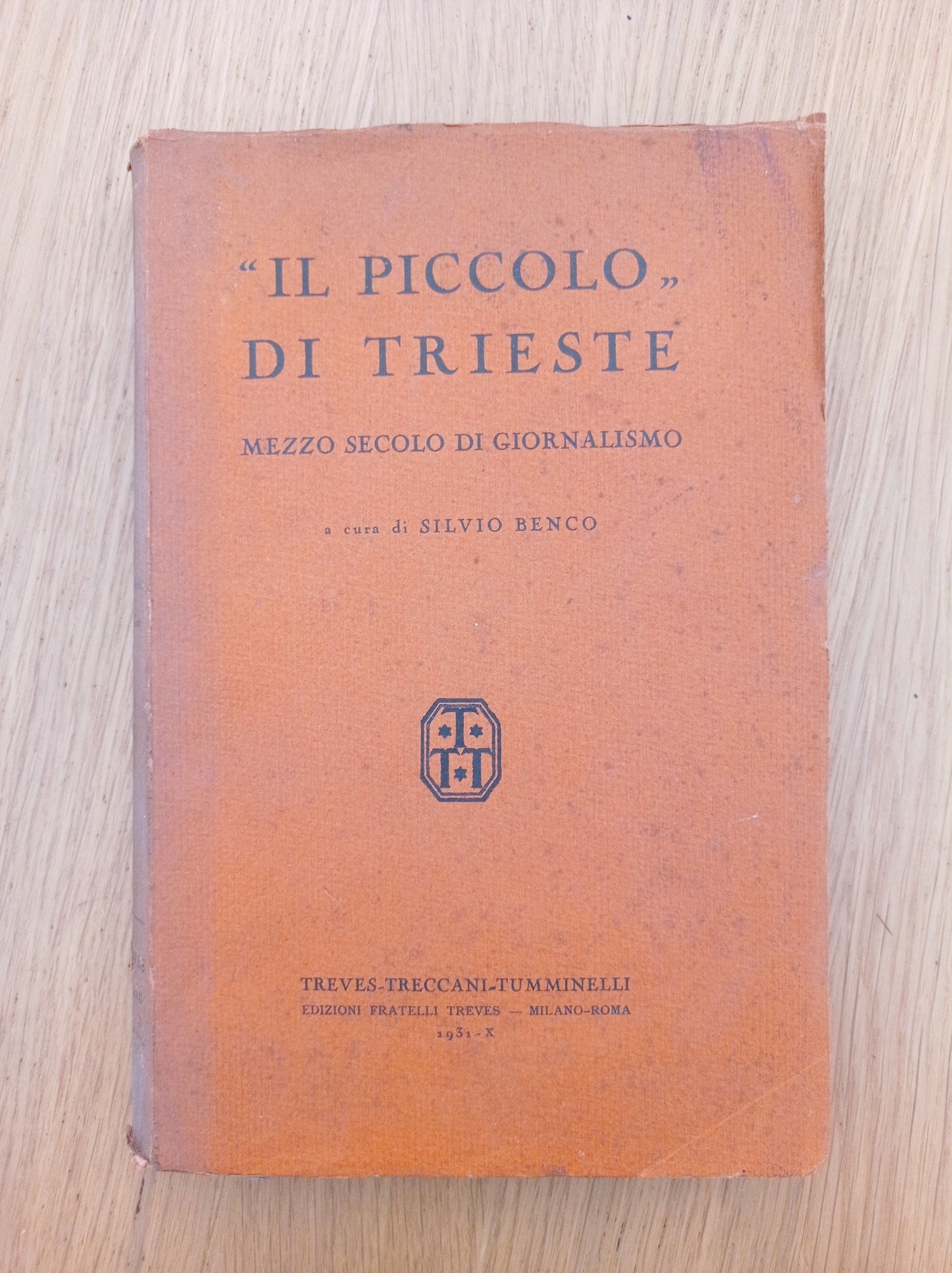 IL PICCOLO DI TRIESTE mezzo secolo di giornalismo - copertina