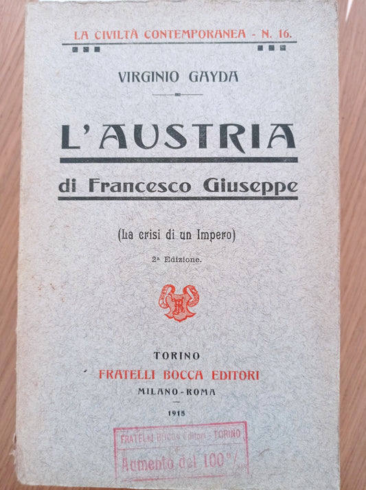 L' Austria di Francesco Giuseppe - copertina