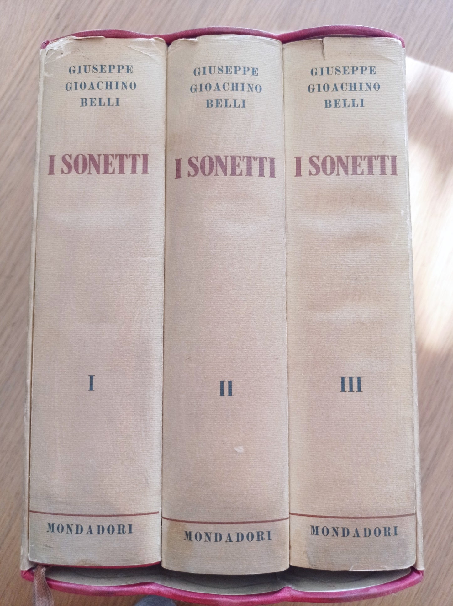 I sonetti (cofanetto di tre volumi) - copertina