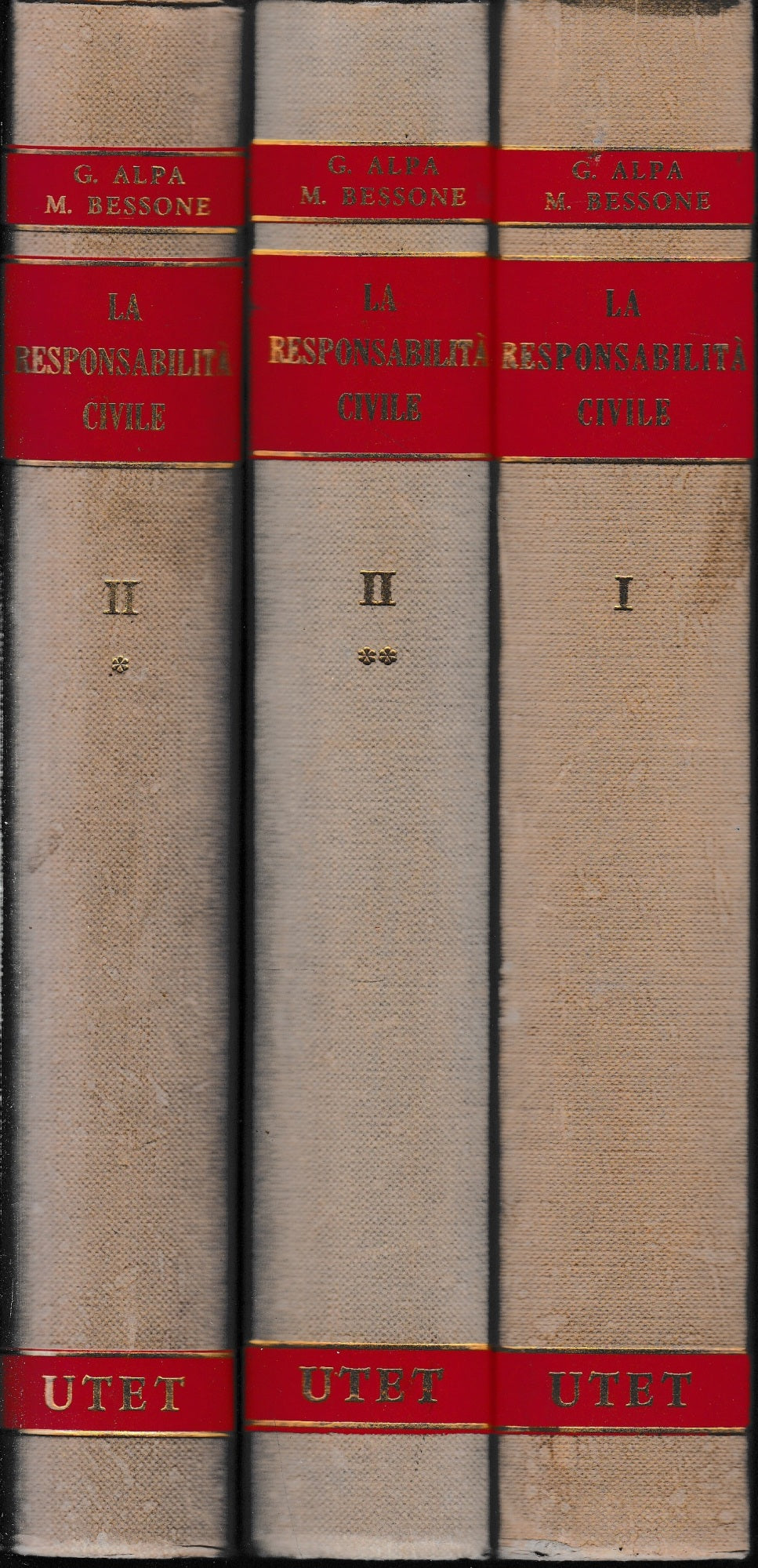 La responsabilità civile, sei volumi. - copertina