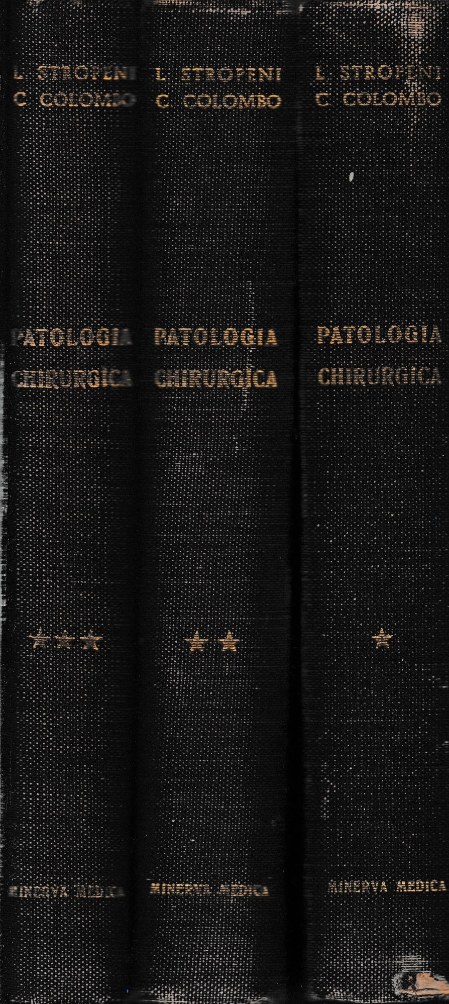 Patologia chirurgica, tre volumi. - copertina