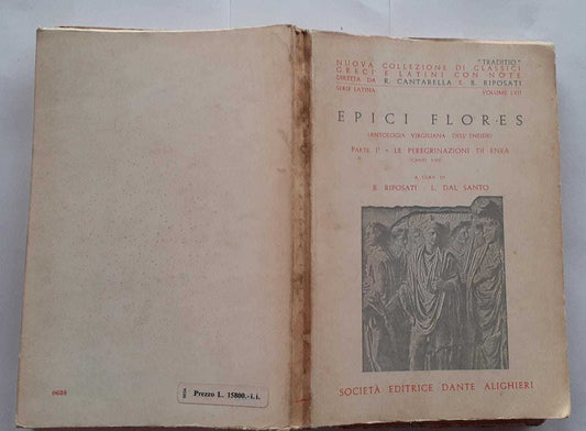 Epici flores. Antologia virgiliana dell'Eneide. Parte 1. Le peregrinazioni di Enea (Canti I-VI) - copertina