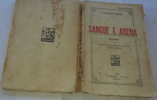 Sangue e arena - copertina