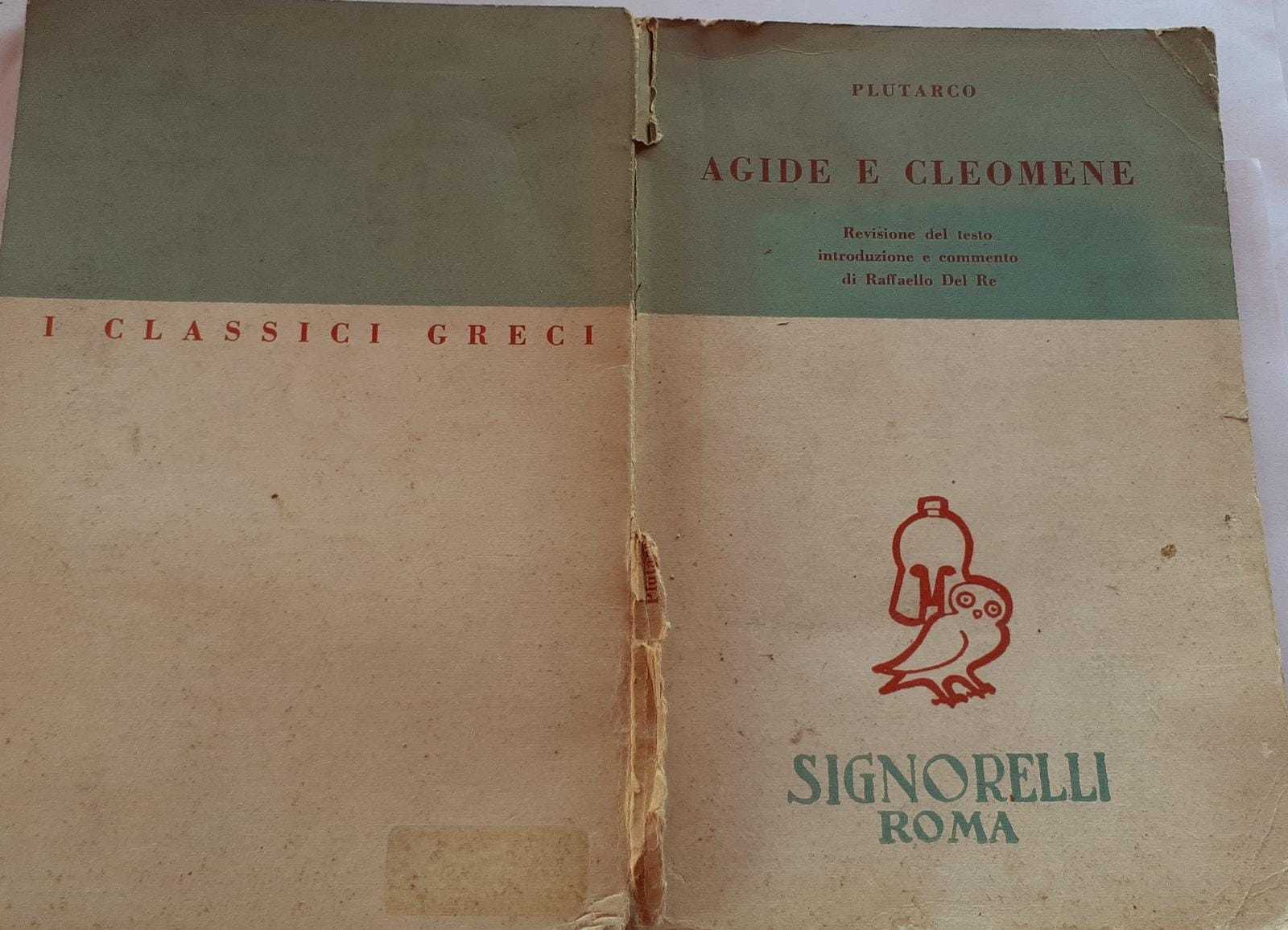 Agide e cleomene - copertina