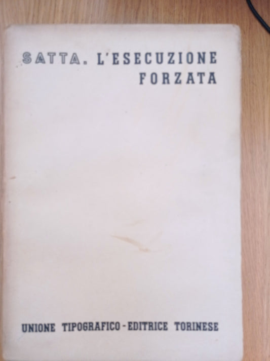 L' esecuzione forzata - copertina