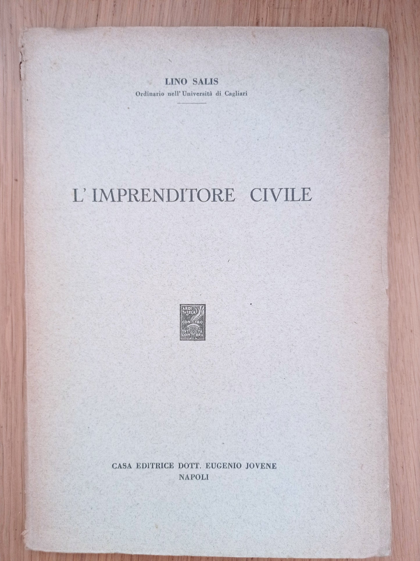 L'imprenditore civile - copertina