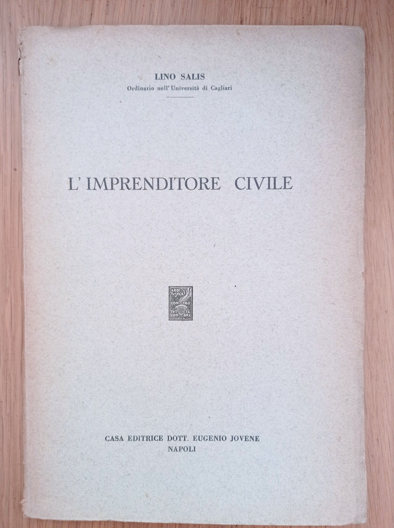 L'imprenditore civile - copertina