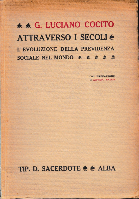 Attraverso i secoli. L'evoluzione della previdenza sociale nel mondo - copertina