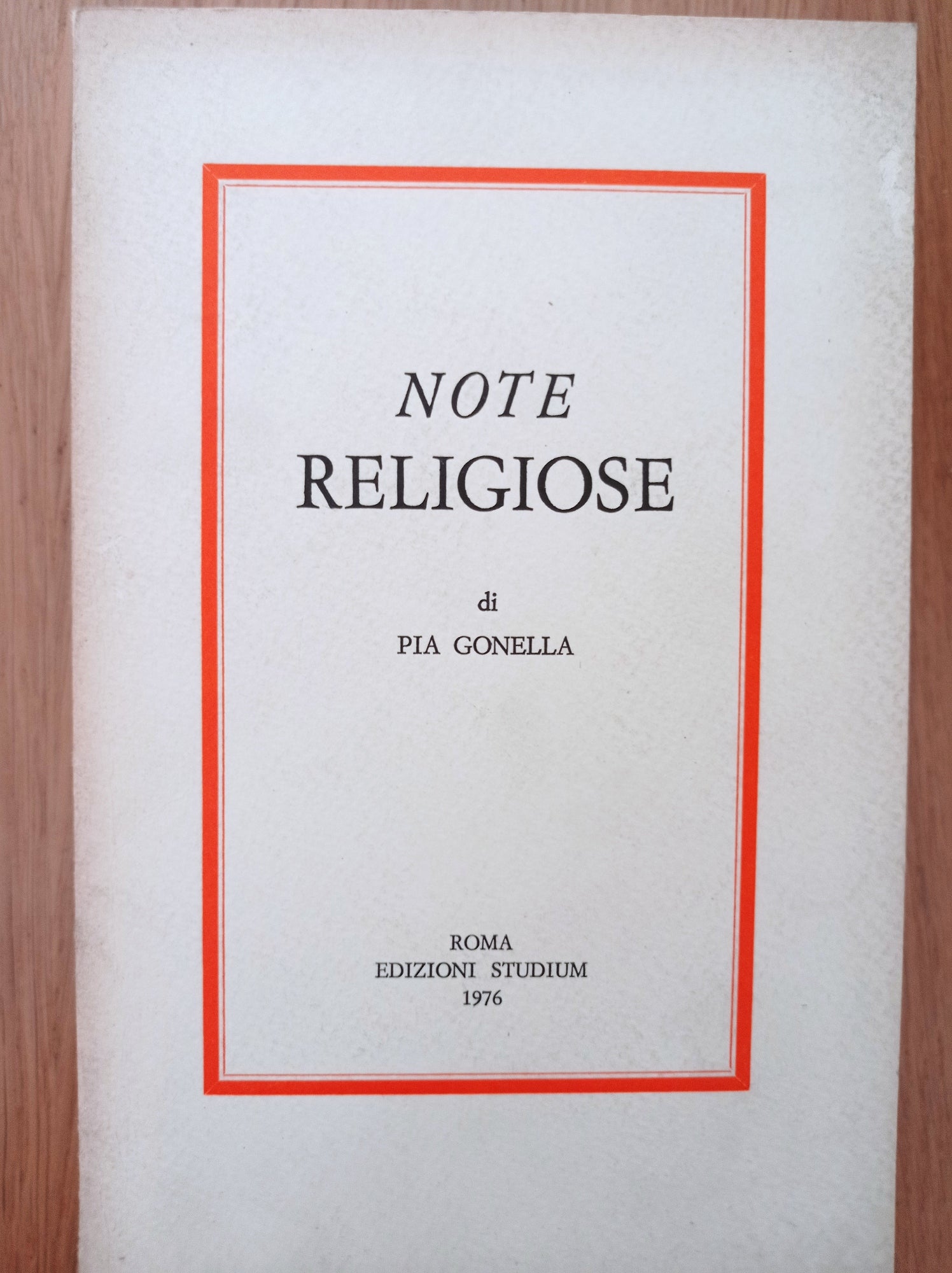 Note treligiose - copertina