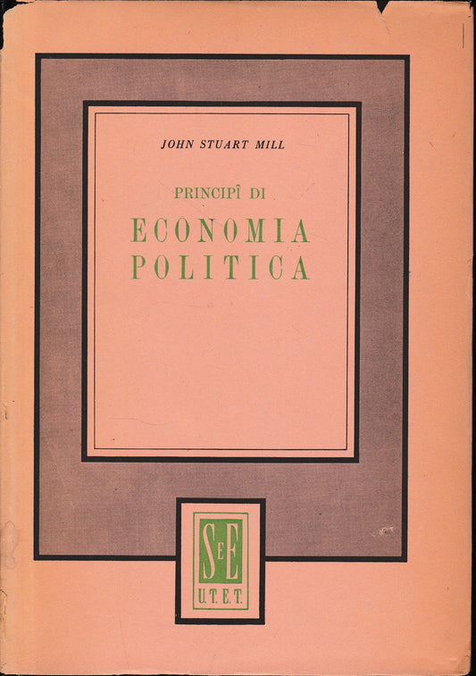 Principì di economia politica - copertina