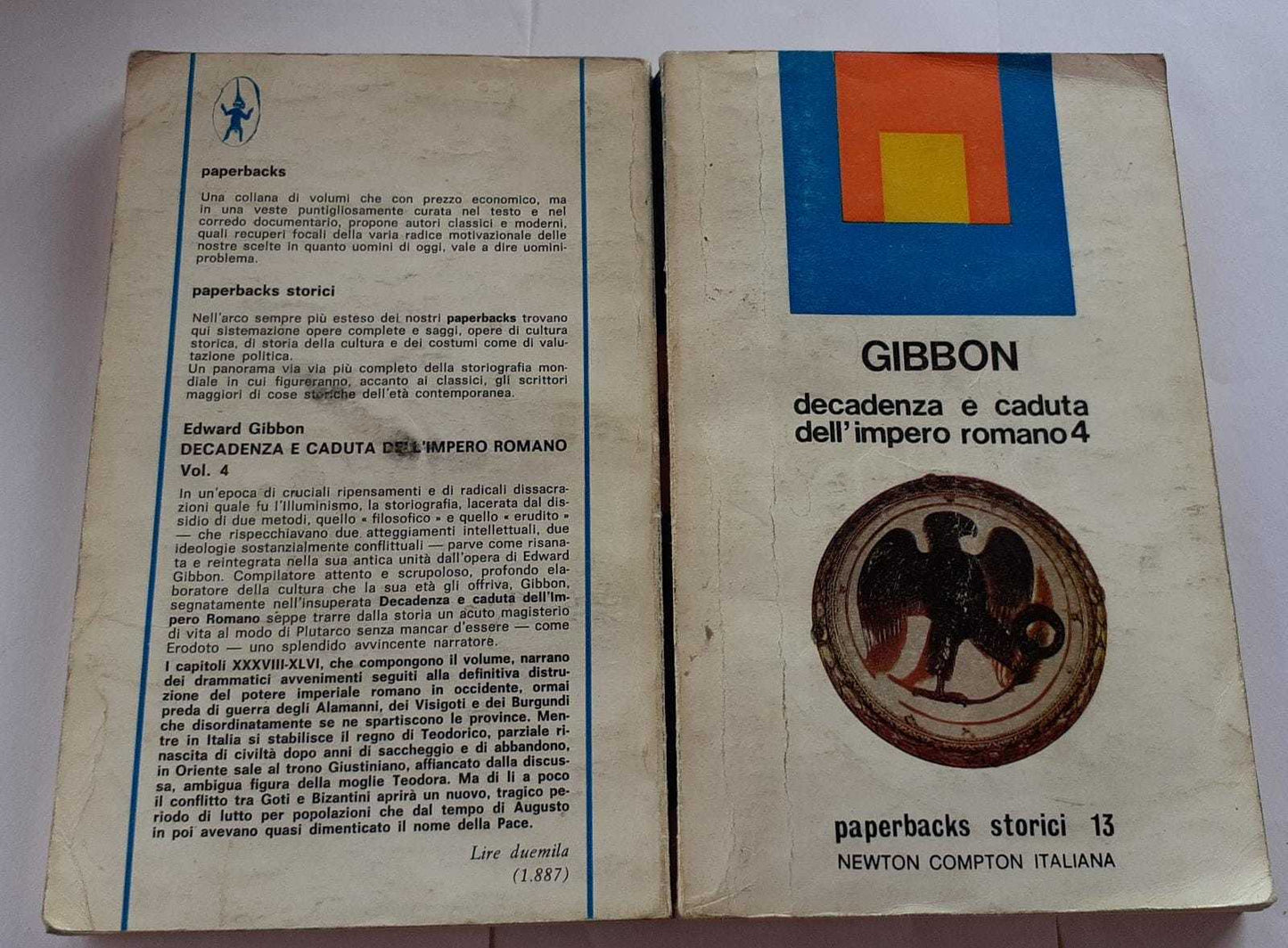 Decadenza e caduta dell'impero romano. Volume quarto - copertina