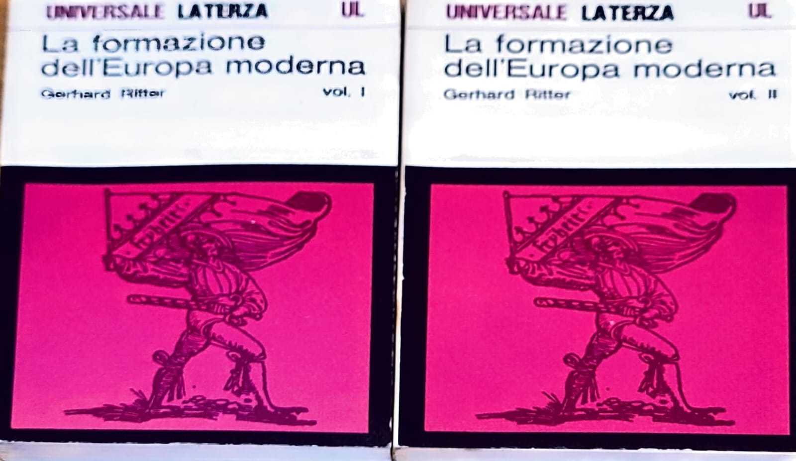 La formazione dell'Europa moderna vol. I e II - copertina