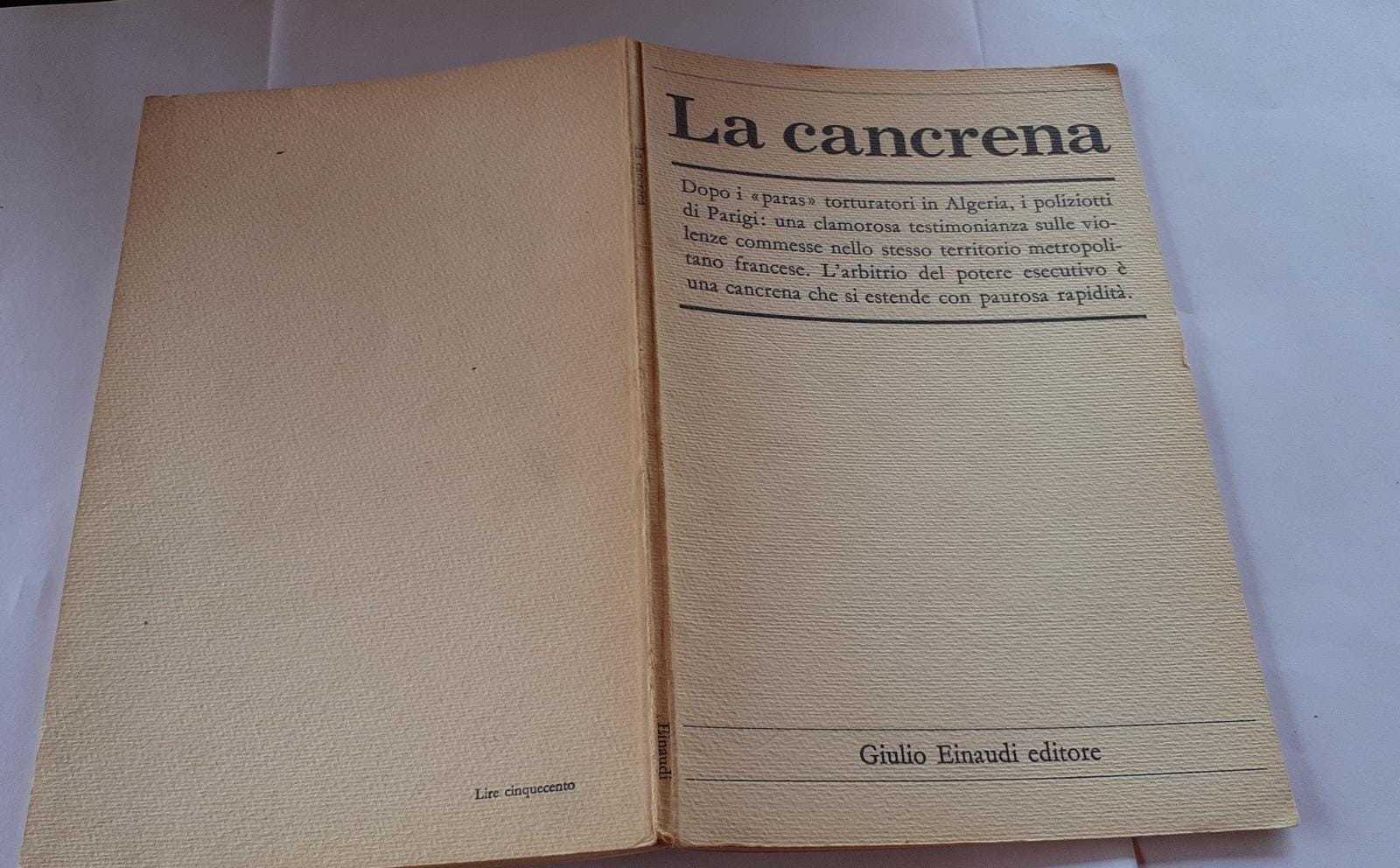 La cancrena - copertina