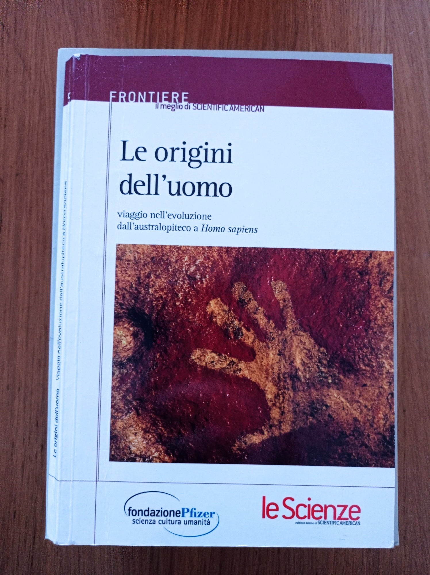 Le origini dell'uomo. Viaggio nell'evoluzione dall'australopiteco a Homo Sapiens - copertina
