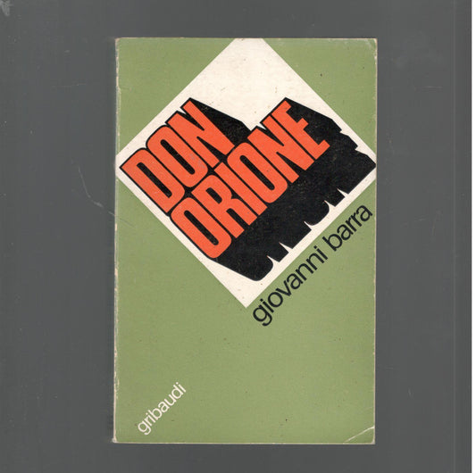 Don Orione. Giovanni Barra - copertina