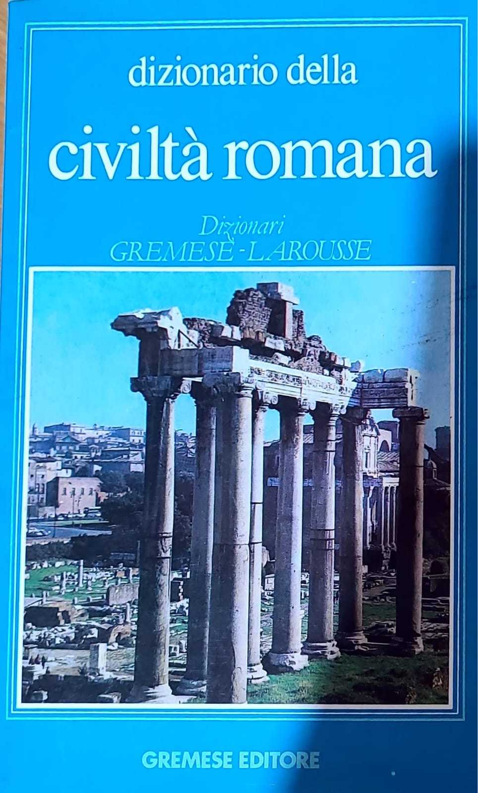 Dizionario della civiltà romana - copertina