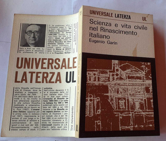 Scienza e vita civile nel Rinascimento italiano - copertina