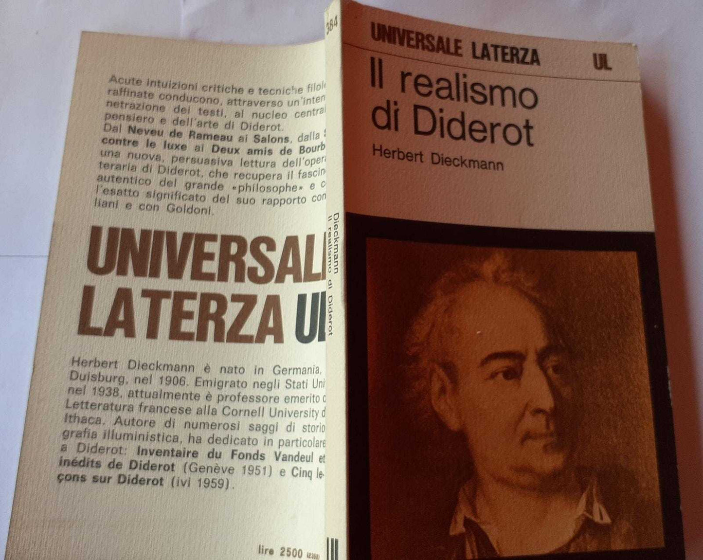Il realismo di Diderot - copertina