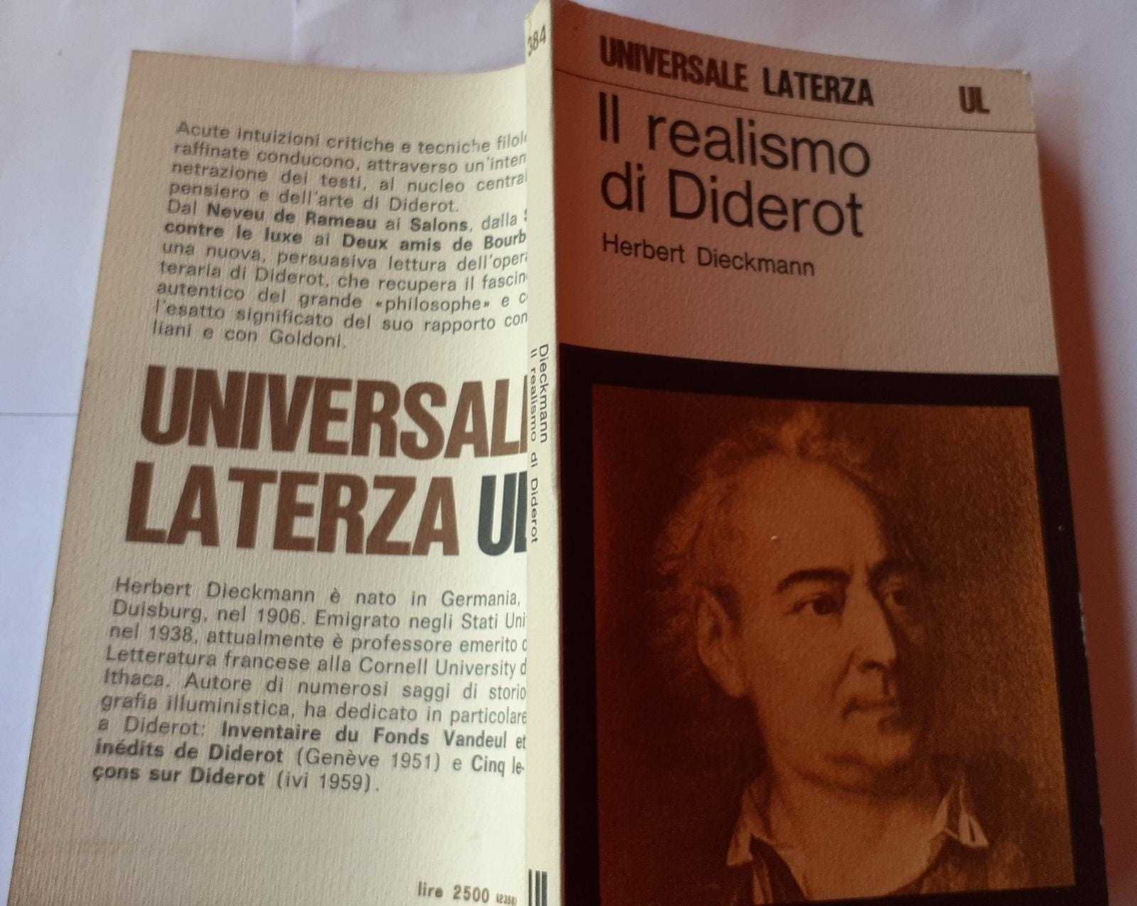 Il realismo di Diderot - copertina
