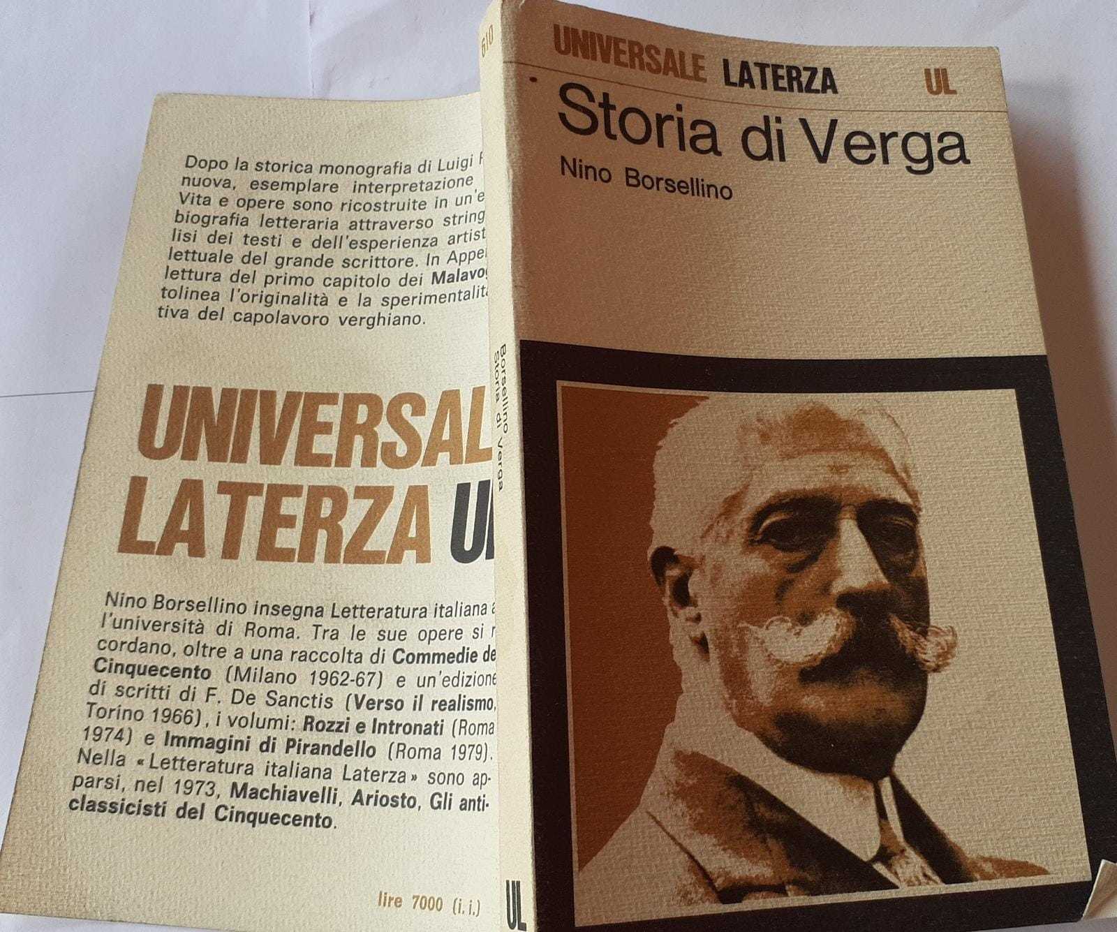 Storia di Verga - copertina