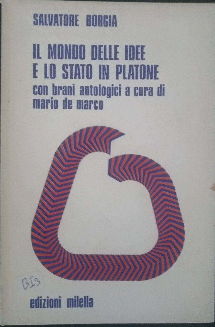 Il mondo delle idee e lo stato in Platone - copertina