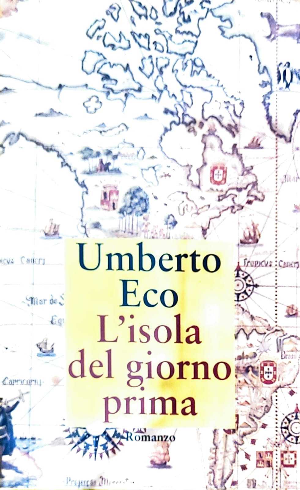 L'isola del giorno prima - copertina