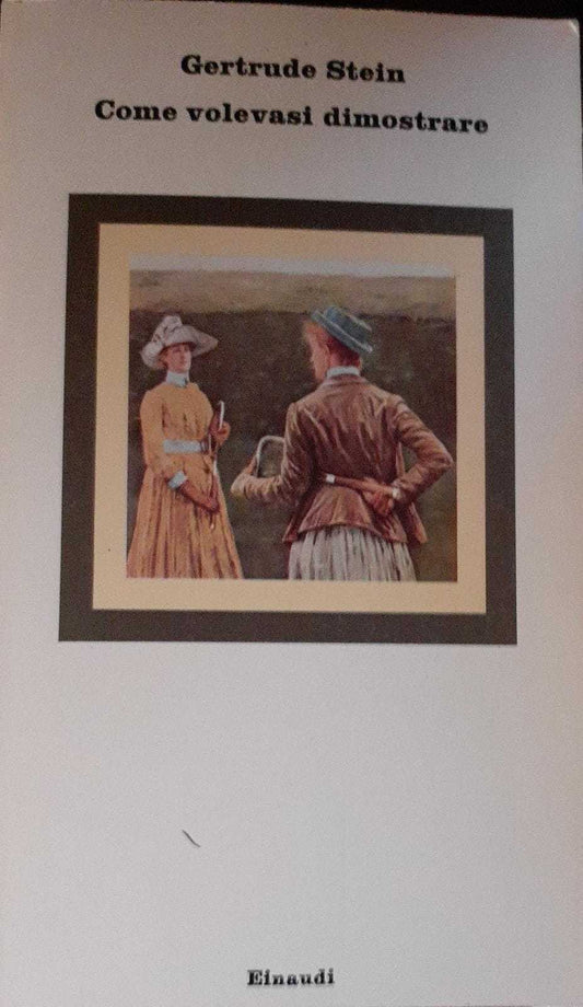 Come volevasi dimostrare - copertina