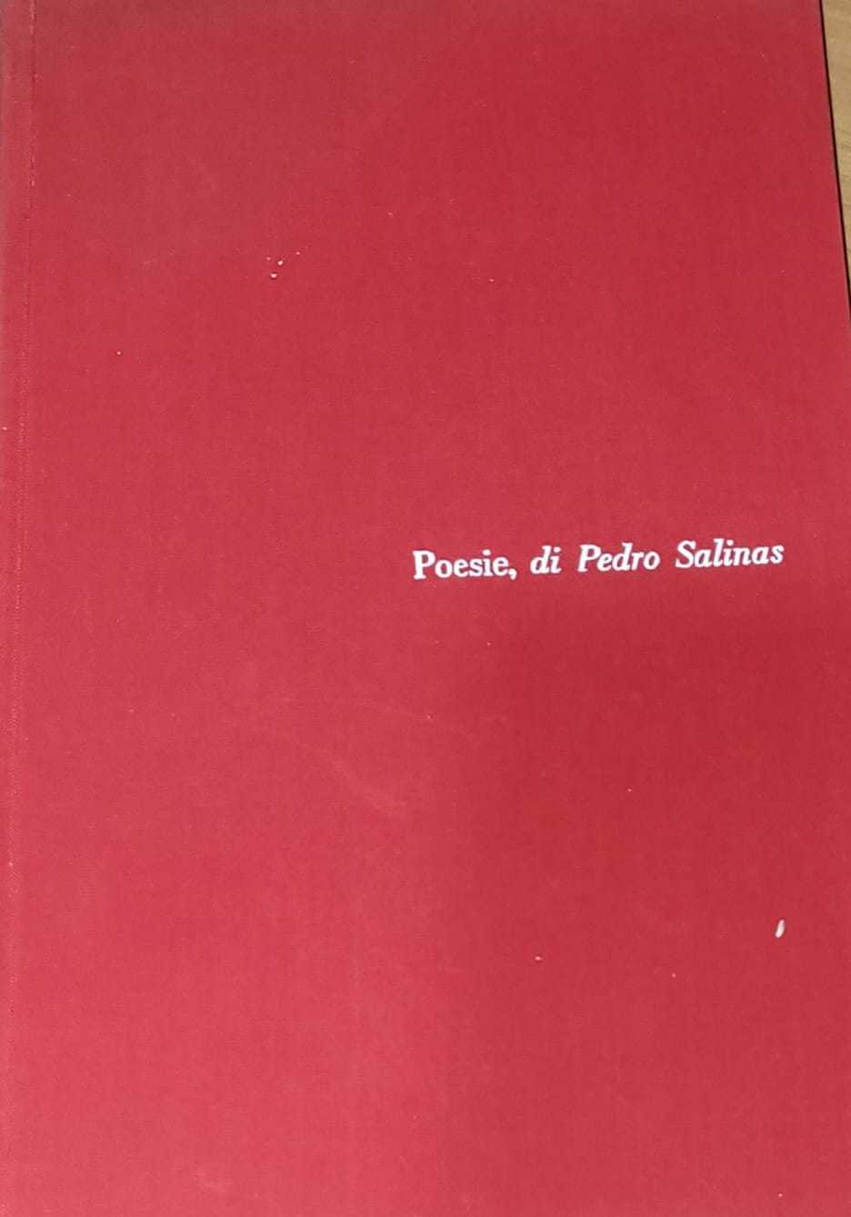Poesie di Pedro Salinas - copertina