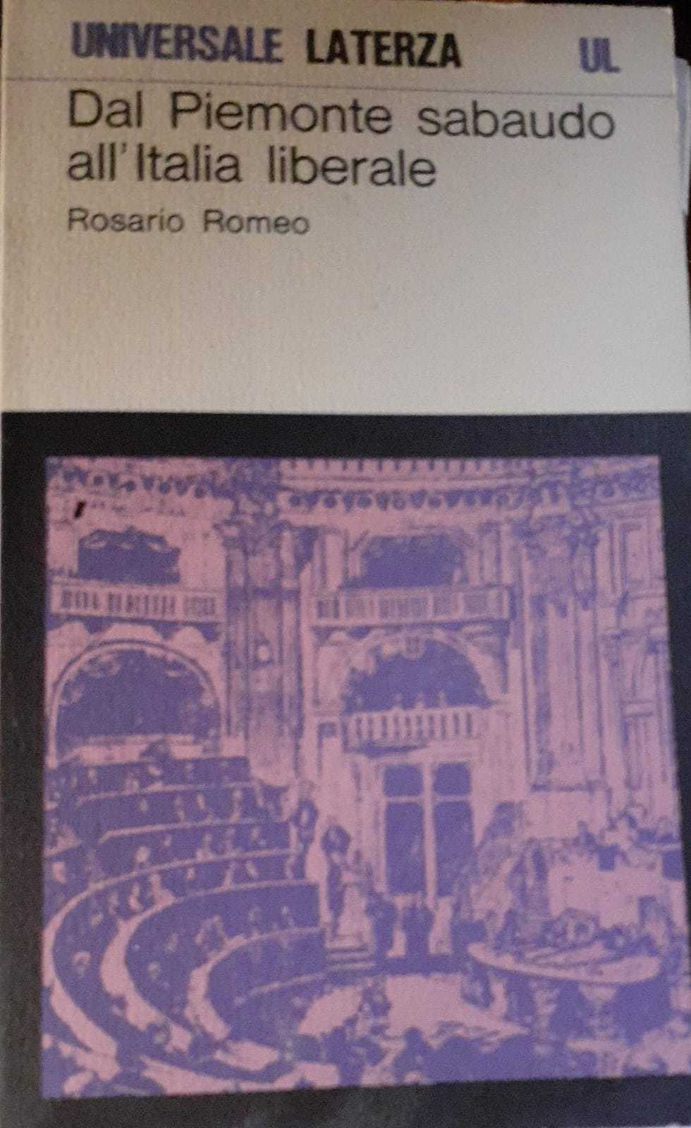 Dal Piemonte sabaudo all'Italia liberale - copertina