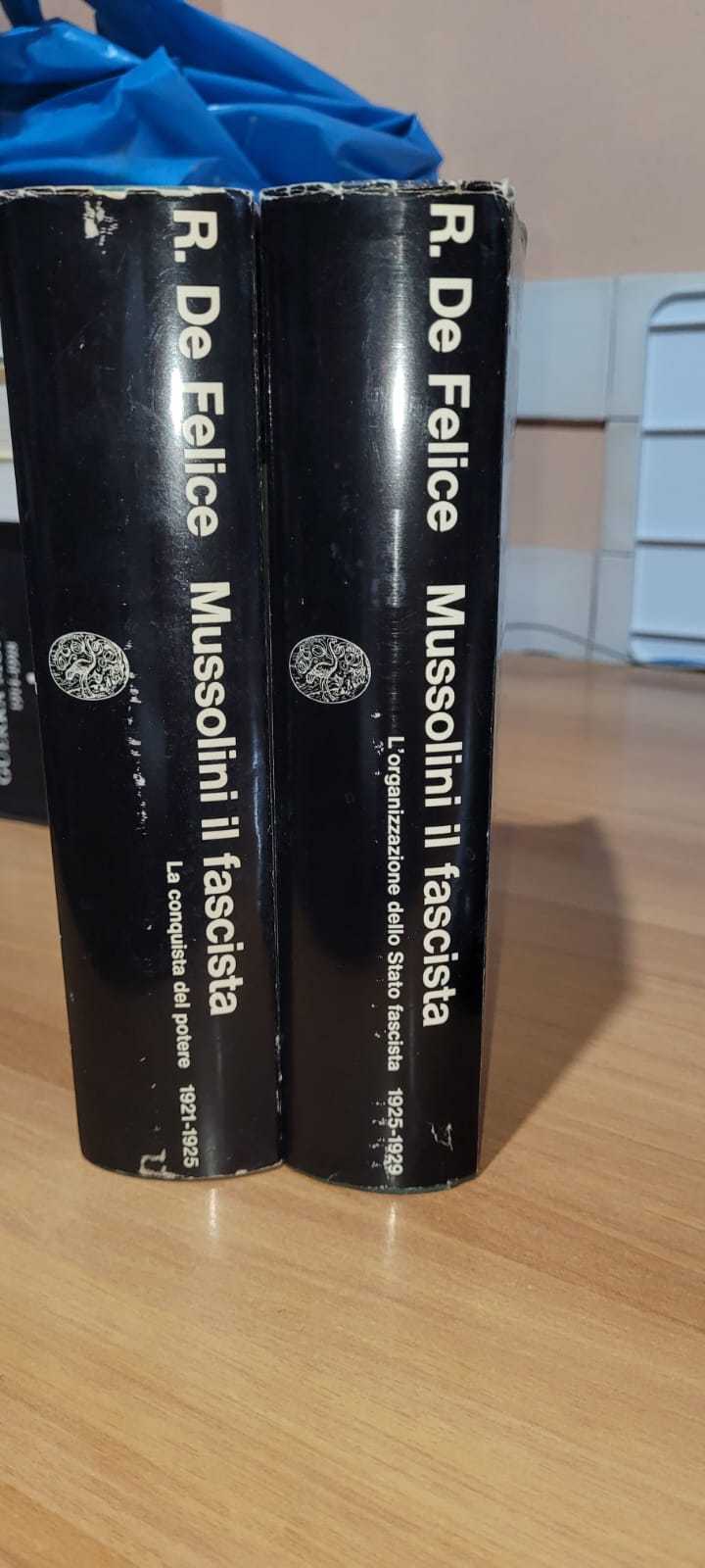 Mussolini il fascista - vol. I e II - copertina