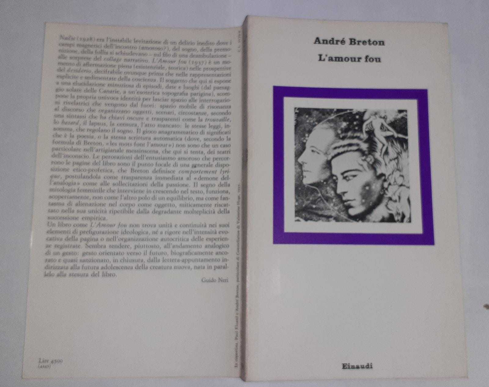 L' amour fou - copertina