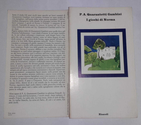 I giochi di Norma - copertina