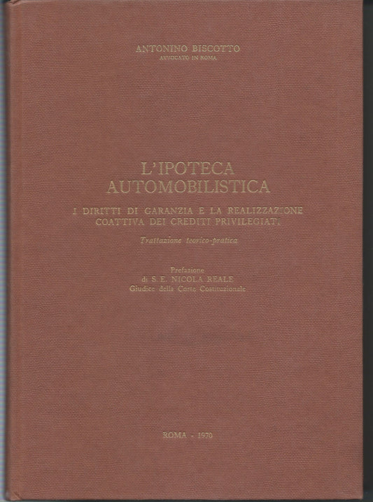 L'ipoteca automobilistica - copertina